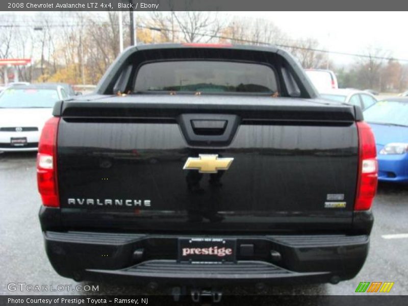 Black / Ebony 2008 Chevrolet Avalanche LTZ 4x4