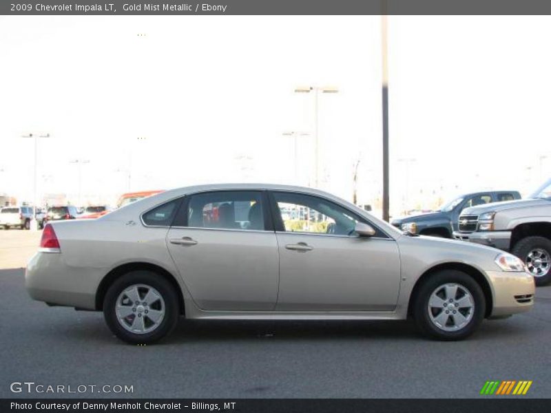 Gold Mist Metallic / Ebony 2009 Chevrolet Impala LT
