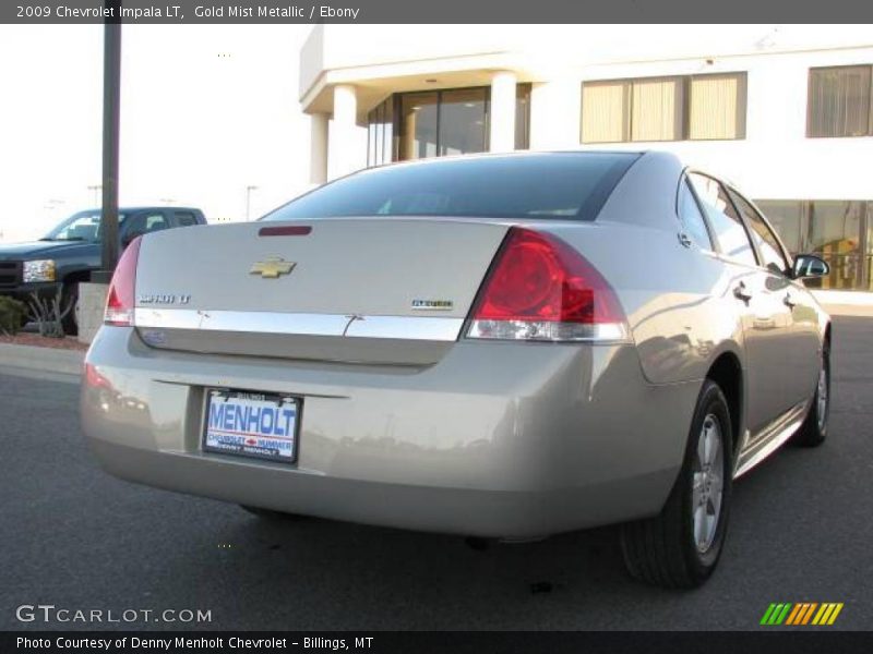 Gold Mist Metallic / Ebony 2009 Chevrolet Impala LT