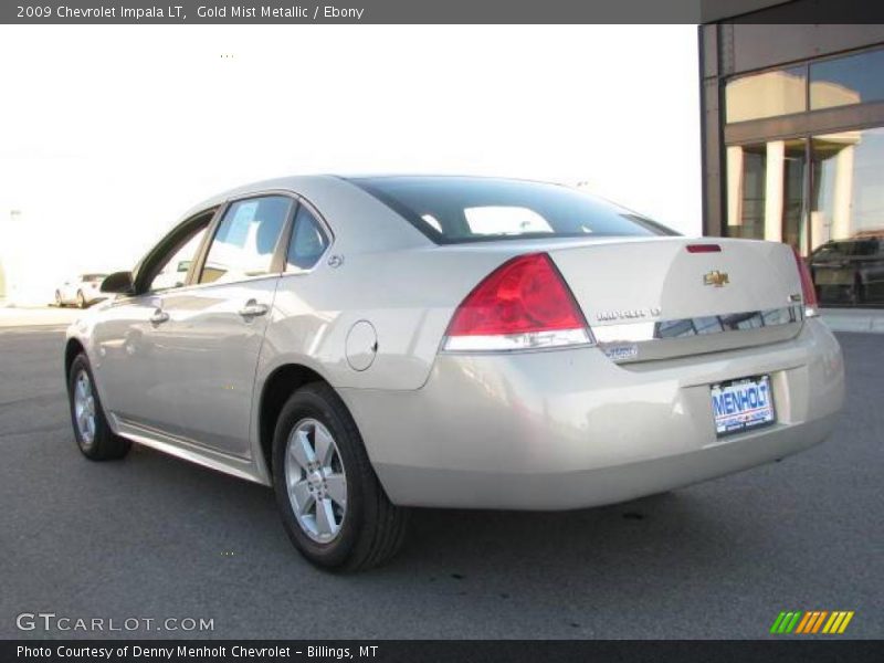 Gold Mist Metallic / Ebony 2009 Chevrolet Impala LT