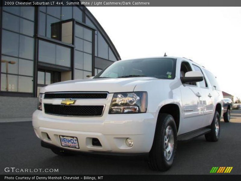 Summit White / Light Cashmere/Dark Cashmere 2009 Chevrolet Suburban LT 4x4