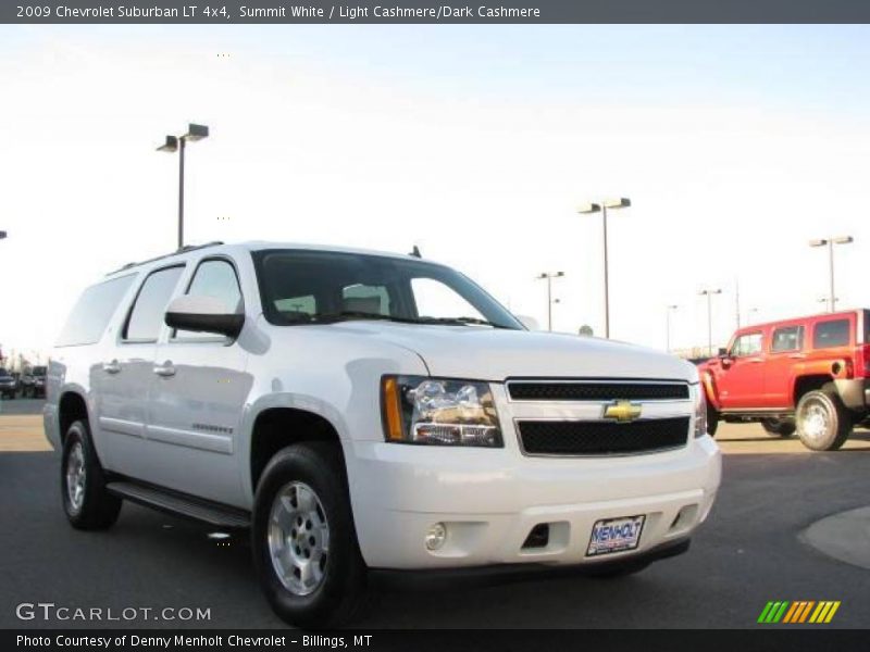 Summit White / Light Cashmere/Dark Cashmere 2009 Chevrolet Suburban LT 4x4