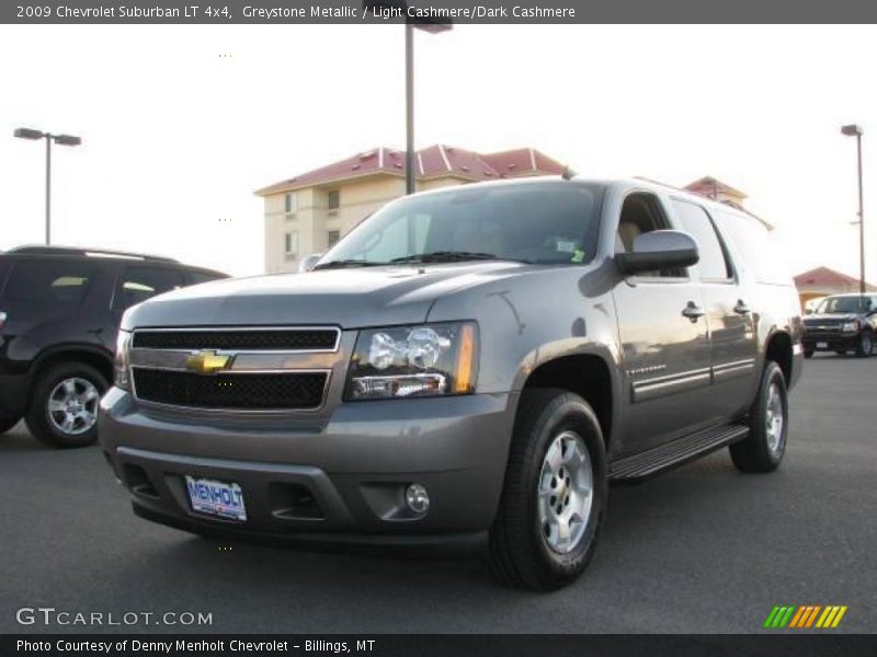 Greystone Metallic / Light Cashmere/Dark Cashmere 2009 Chevrolet Suburban LT 4x4