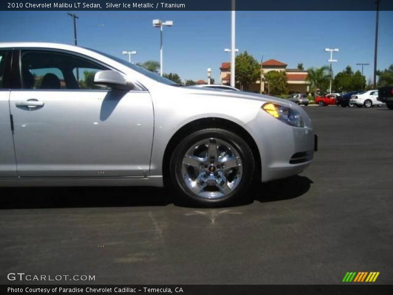 Silver Ice Metallic / Titanium 2010 Chevrolet Malibu LT Sedan