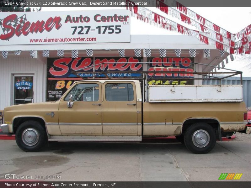 Desert Sand Metallic / Charcoal 1984 Chevrolet C/K C20 Silverado Crew Cab