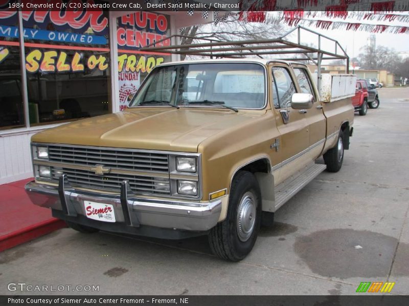 Desert Sand Metallic / Charcoal 1984 Chevrolet C/K C20 Silverado Crew Cab