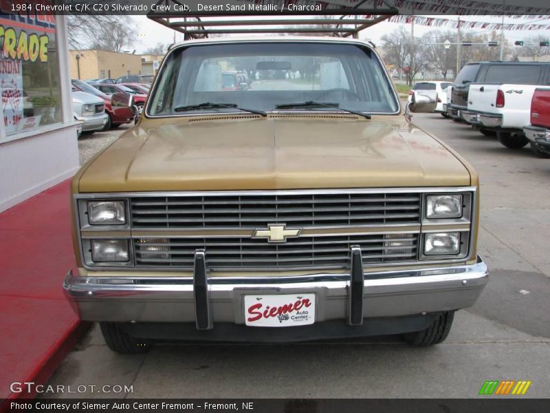 Desert Sand Metallic / Charcoal 1984 Chevrolet C/K C20 Silverado Crew Cab