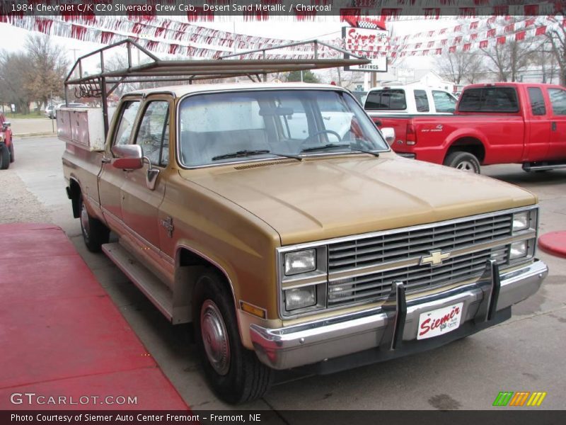 Desert Sand Metallic / Charcoal 1984 Chevrolet C/K C20 Silverado Crew Cab