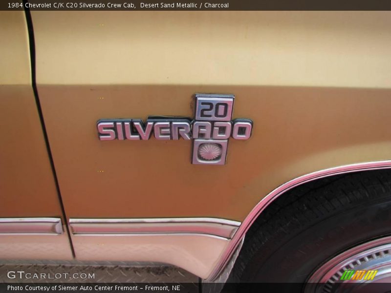 Desert Sand Metallic / Charcoal 1984 Chevrolet C/K C20 Silverado Crew Cab