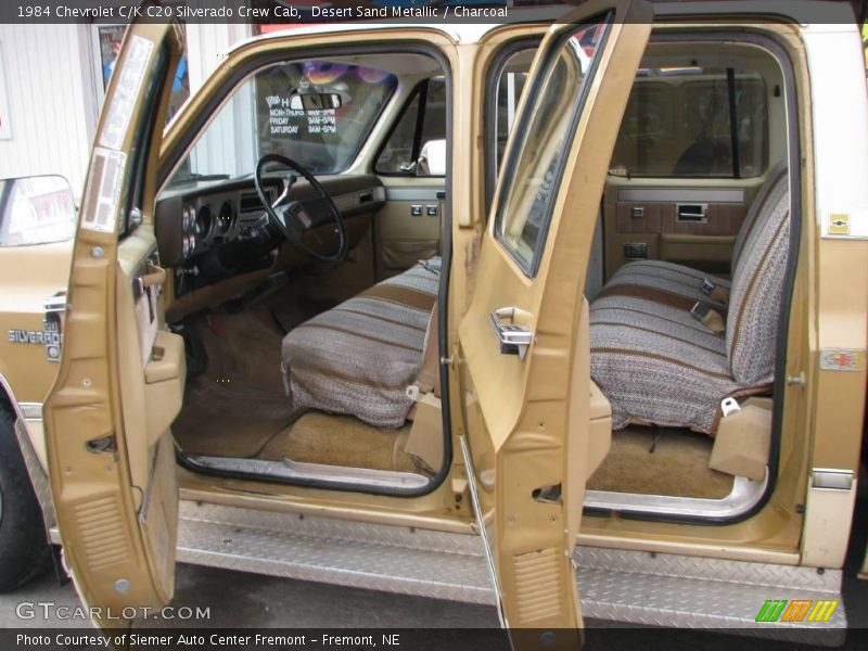 Desert Sand Metallic / Charcoal 1984 Chevrolet C/K C20 Silverado Crew Cab