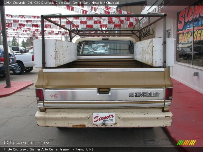 Desert Sand Metallic / Charcoal 1984 Chevrolet C/K C20 Silverado Crew Cab
