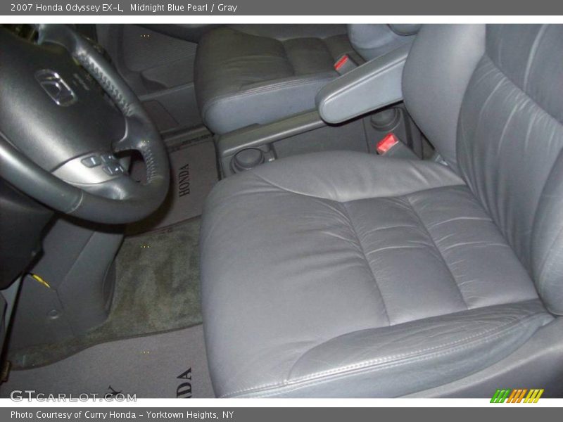 Midnight Blue Pearl / Gray 2007 Honda Odyssey EX-L