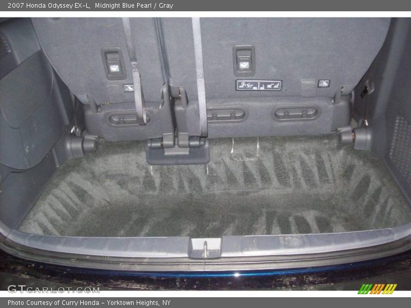 Midnight Blue Pearl / Gray 2007 Honda Odyssey EX-L