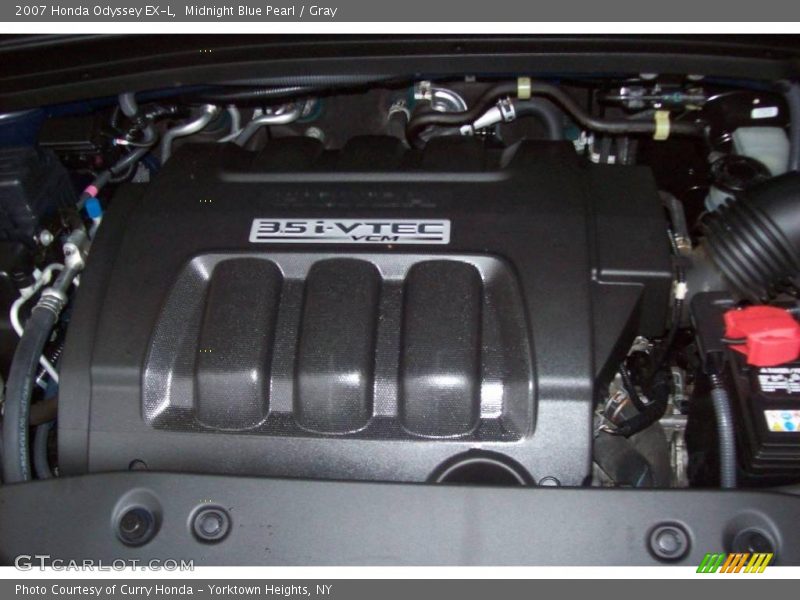 Midnight Blue Pearl / Gray 2007 Honda Odyssey EX-L