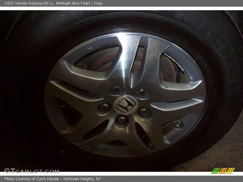 Midnight Blue Pearl / Gray 2007 Honda Odyssey EX-L