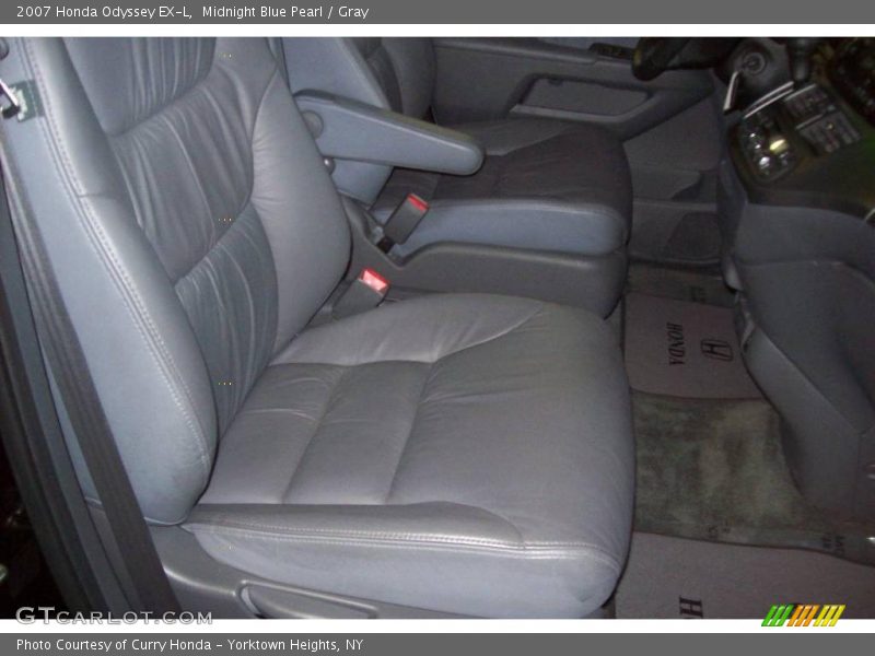 Midnight Blue Pearl / Gray 2007 Honda Odyssey EX-L