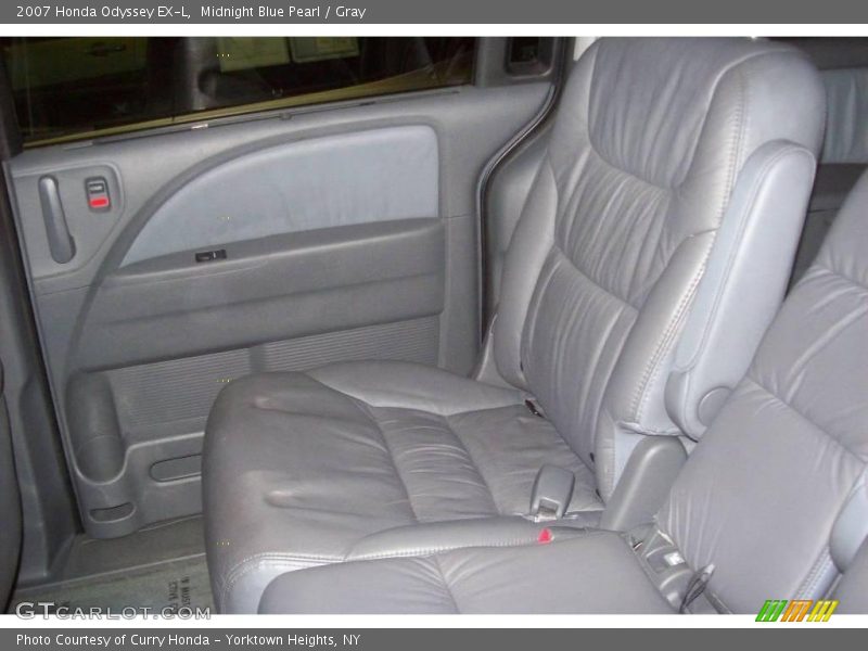 Midnight Blue Pearl / Gray 2007 Honda Odyssey EX-L