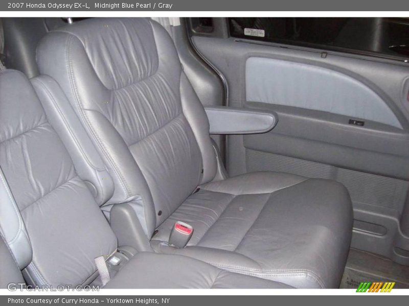 Midnight Blue Pearl / Gray 2007 Honda Odyssey EX-L