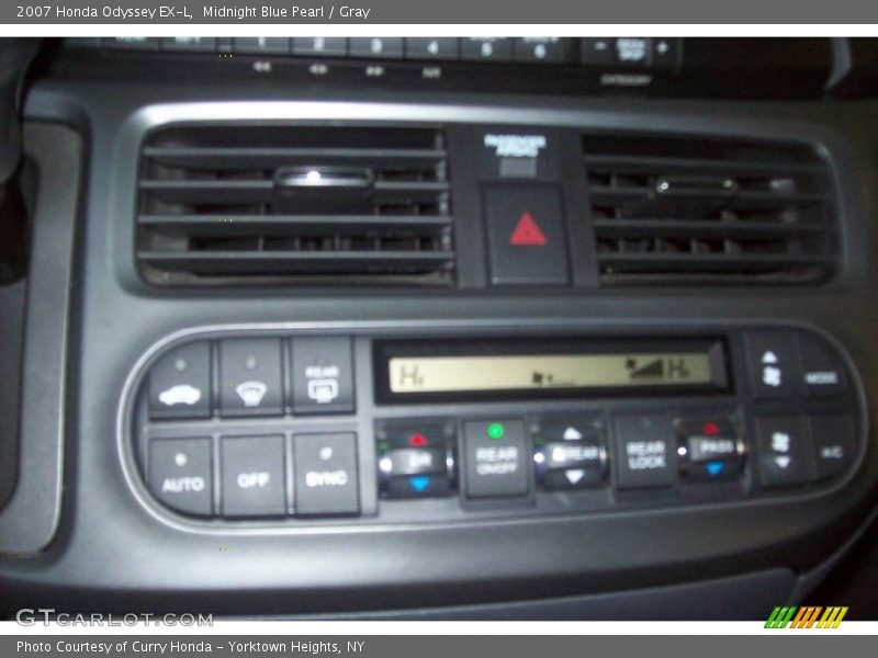 Midnight Blue Pearl / Gray 2007 Honda Odyssey EX-L