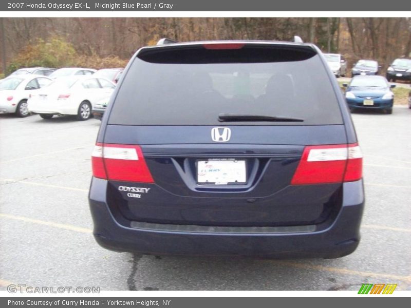 Midnight Blue Pearl / Gray 2007 Honda Odyssey EX-L