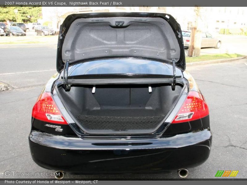 Nighthawk Black Pearl / Black 2007 Honda Accord EX V6 Coupe