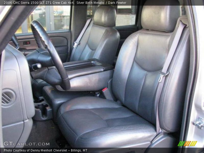 Silver Birch Metallic / Dark Pewter 2006 GMC Sierra 1500 SLT Z71 Crew Cab 4x4