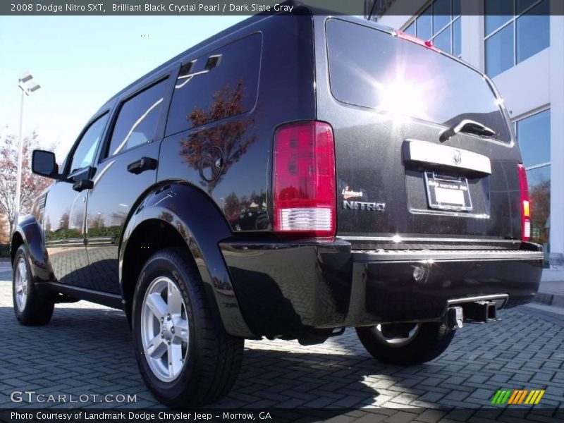 Brilliant Black Crystal Pearl / Dark Slate Gray 2008 Dodge Nitro SXT