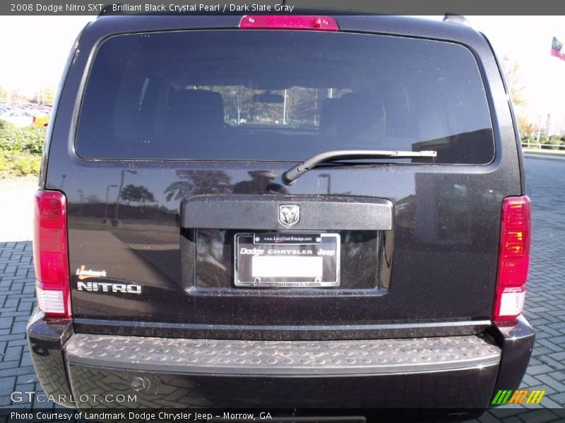 Brilliant Black Crystal Pearl / Dark Slate Gray 2008 Dodge Nitro SXT