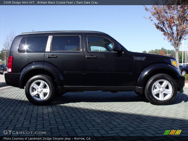 Brilliant Black Crystal Pearl / Dark Slate Gray 2008 Dodge Nitro SXT