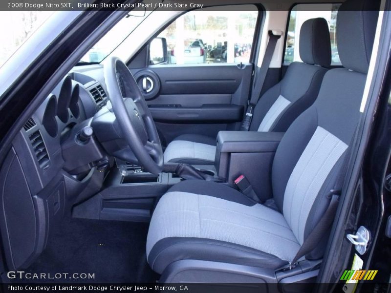 Brilliant Black Crystal Pearl / Dark Slate Gray 2008 Dodge Nitro SXT