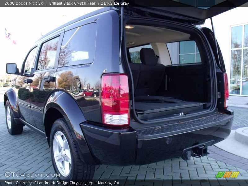 Brilliant Black Crystal Pearl / Dark Slate Gray 2008 Dodge Nitro SXT