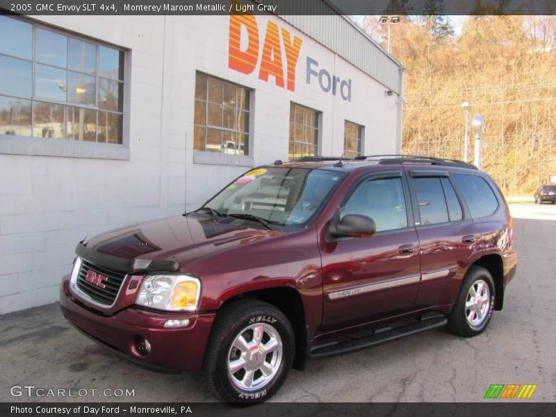 Monterey Maroon Metallic / Light Gray 2005 GMC Envoy SLT 4x4