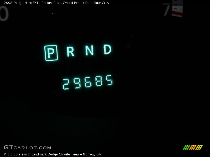 Brilliant Black Crystal Pearl / Dark Slate Gray 2008 Dodge Nitro SXT