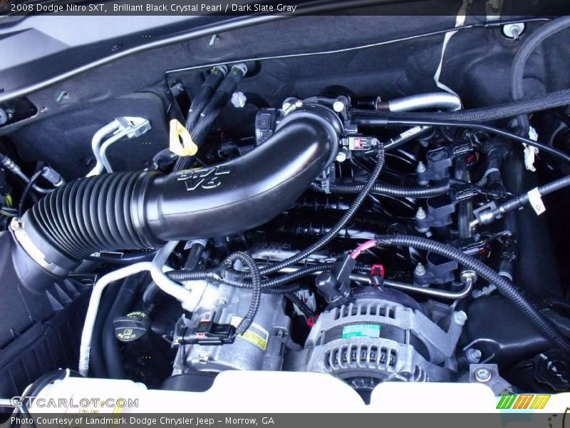 Brilliant Black Crystal Pearl / Dark Slate Gray 2008 Dodge Nitro SXT