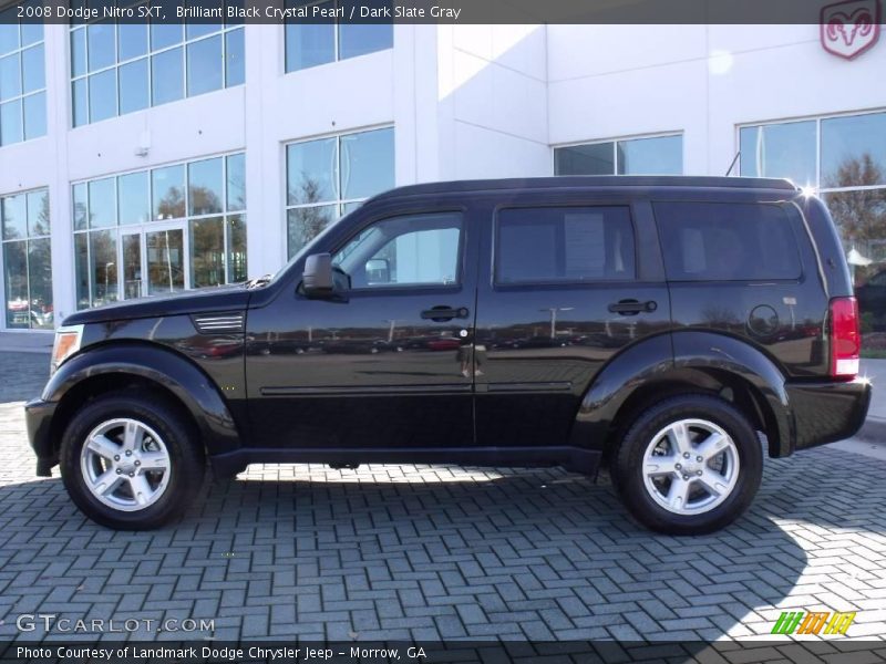 Brilliant Black Crystal Pearl / Dark Slate Gray 2008 Dodge Nitro SXT