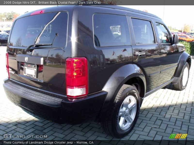 Brilliant Black Crystal Pearl / Dark Slate Gray 2008 Dodge Nitro SXT