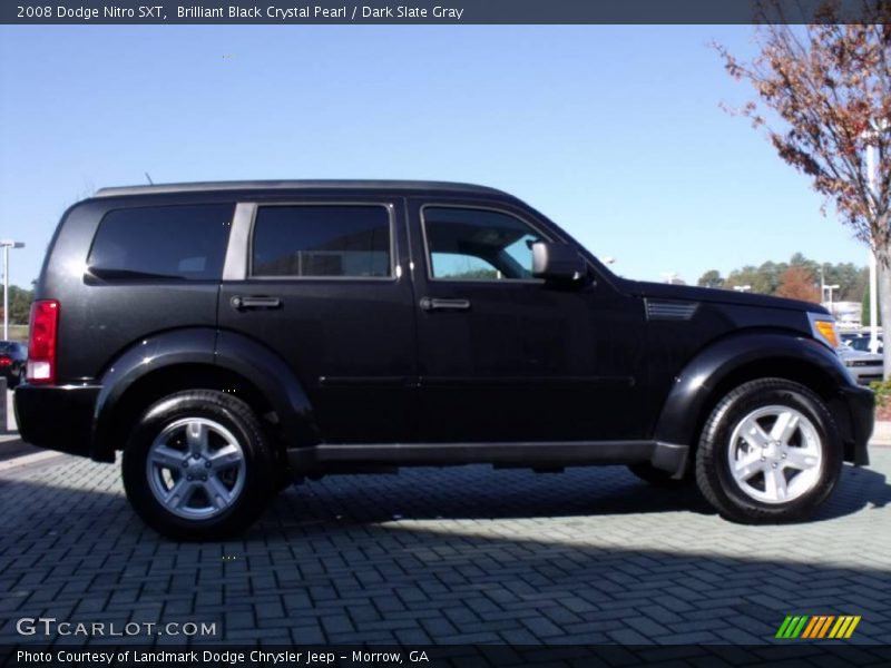 Brilliant Black Crystal Pearl / Dark Slate Gray 2008 Dodge Nitro SXT