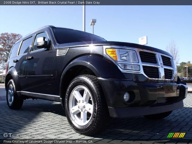 Brilliant Black Crystal Pearl / Dark Slate Gray 2008 Dodge Nitro SXT