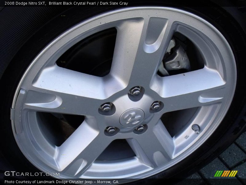 Brilliant Black Crystal Pearl / Dark Slate Gray 2008 Dodge Nitro SXT