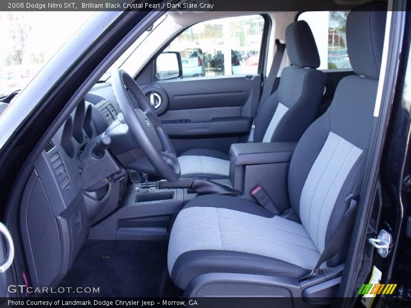 Brilliant Black Crystal Pearl / Dark Slate Gray 2008 Dodge Nitro SXT