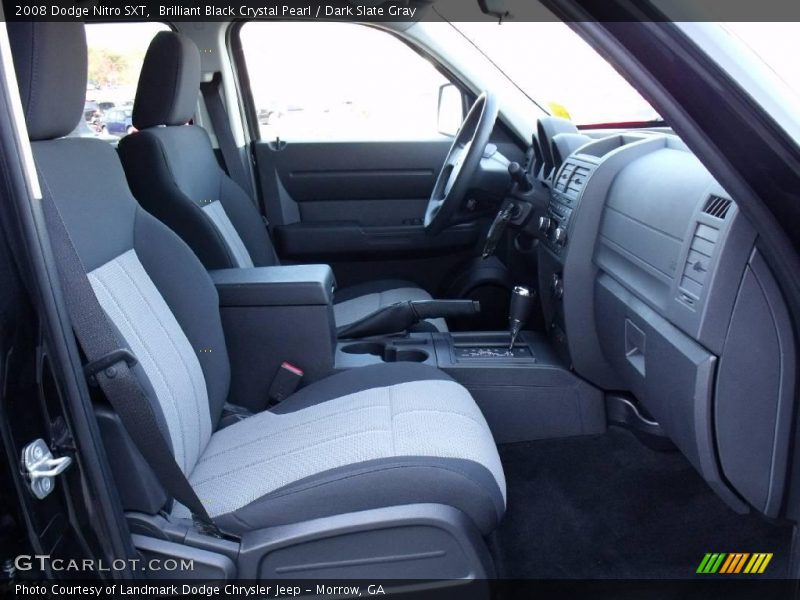 Brilliant Black Crystal Pearl / Dark Slate Gray 2008 Dodge Nitro SXT