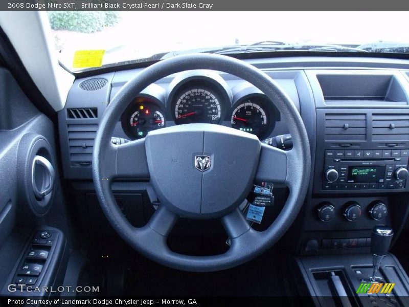 Brilliant Black Crystal Pearl / Dark Slate Gray 2008 Dodge Nitro SXT