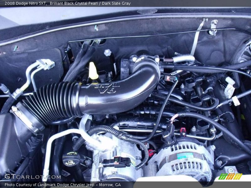 Brilliant Black Crystal Pearl / Dark Slate Gray 2008 Dodge Nitro SXT