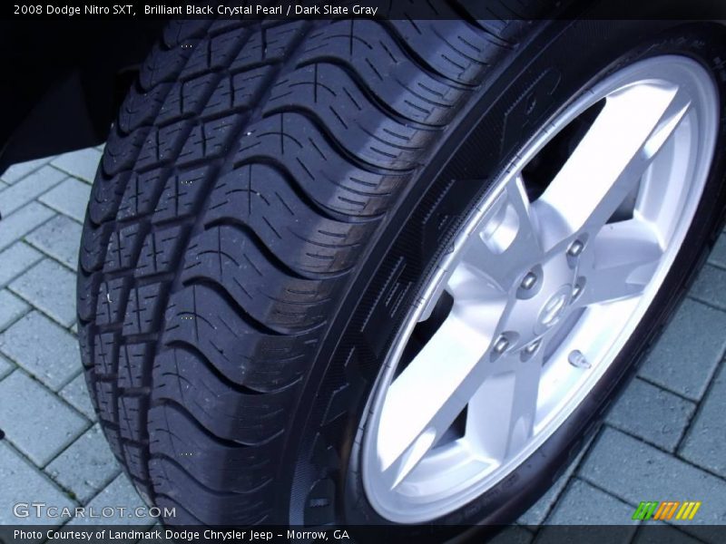 Brilliant Black Crystal Pearl / Dark Slate Gray 2008 Dodge Nitro SXT
