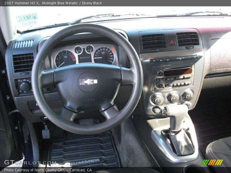Midnight Blue Metallic / Ebony Black 2007 Hummer H3 X