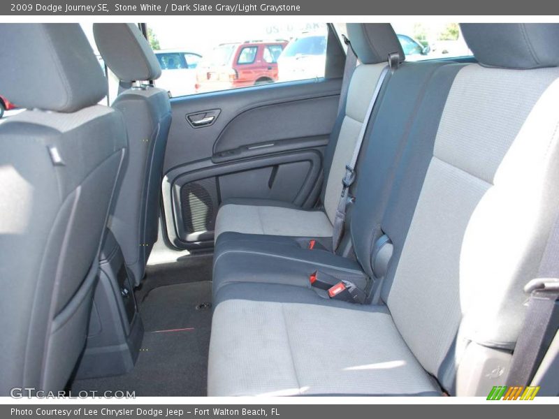 Stone White / Dark Slate Gray/Light Graystone 2009 Dodge Journey SE