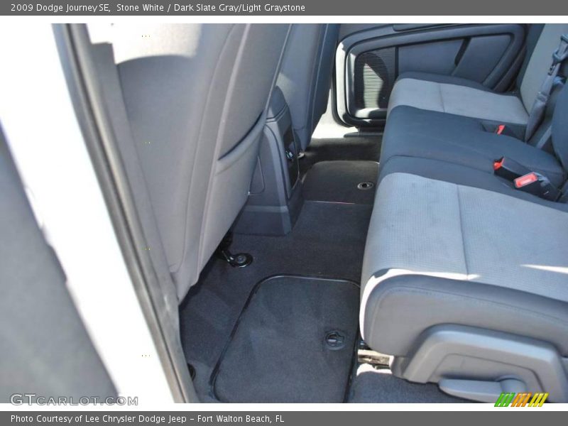 Stone White / Dark Slate Gray/Light Graystone 2009 Dodge Journey SE