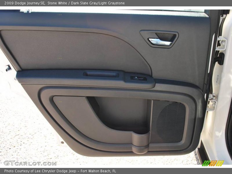 Stone White / Dark Slate Gray/Light Graystone 2009 Dodge Journey SE