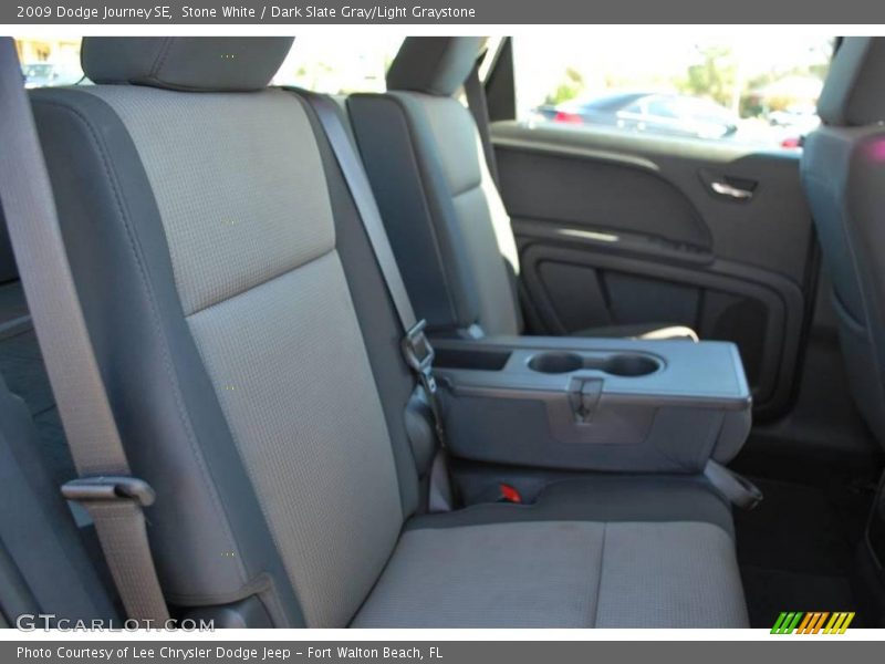 Stone White / Dark Slate Gray/Light Graystone 2009 Dodge Journey SE