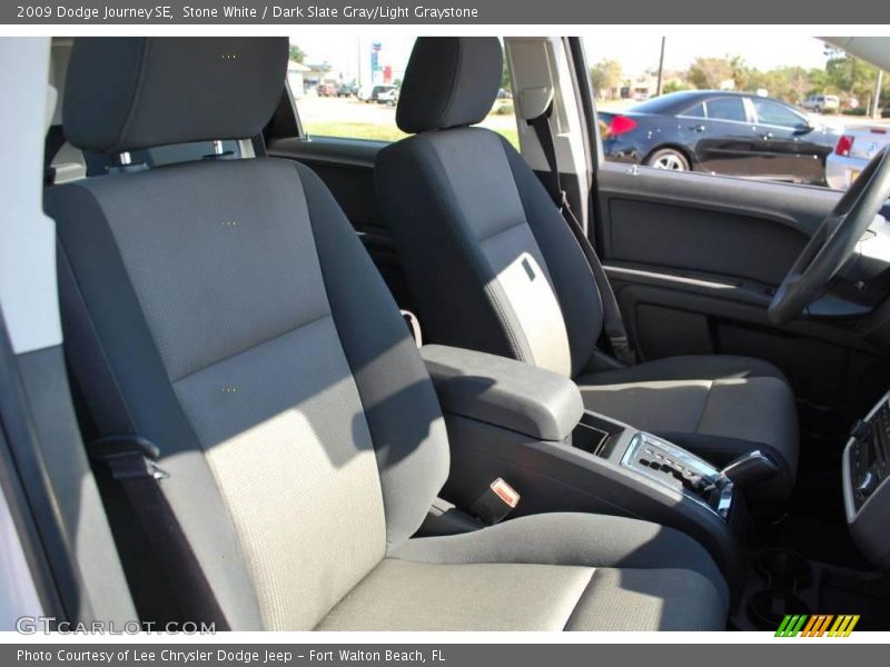 Stone White / Dark Slate Gray/Light Graystone 2009 Dodge Journey SE